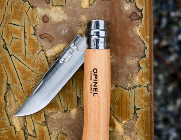 N°08 Stainless Steel + Sheath