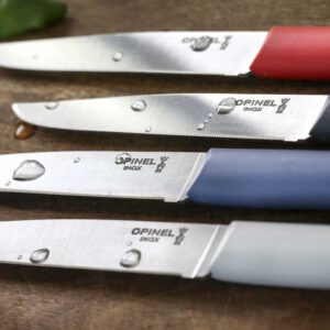 Set of 4 table knives N°125 Bon Appetit + Primo (variegated colours)