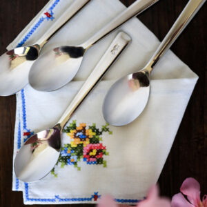 Box of 4 Perpétue Teaspoons