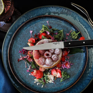 Set of 4 Facette Dark Ash table knives