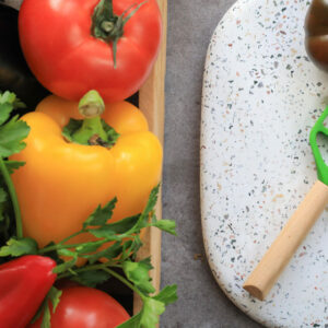 T-Duo wooden peeler in Green