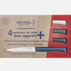 Set of 4 table knives N°125 Bon Appétit + Tempête (Variegated colours)
